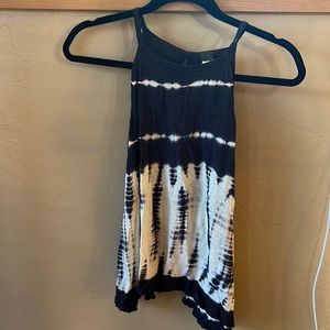 We the free womens tie dye tank with open flowy back